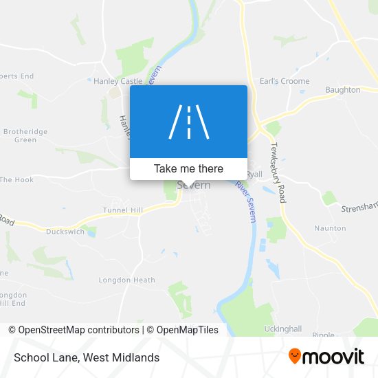 School Lane map