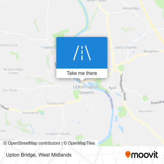 Upton Bridge map