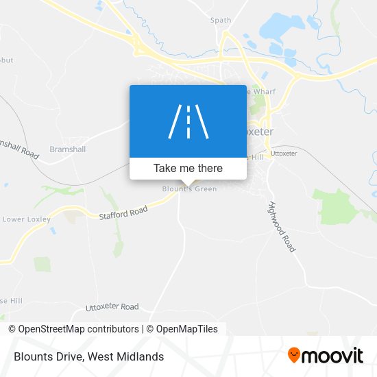 Blounts Drive map