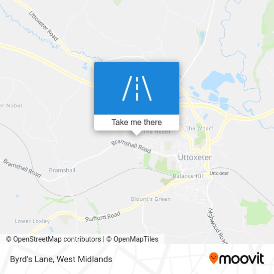 Byrd's Lane map