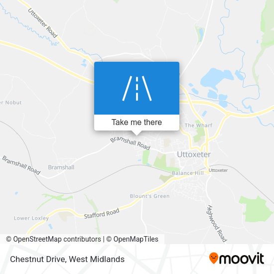Chestnut Drive map