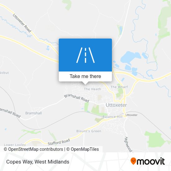 Copes Way map