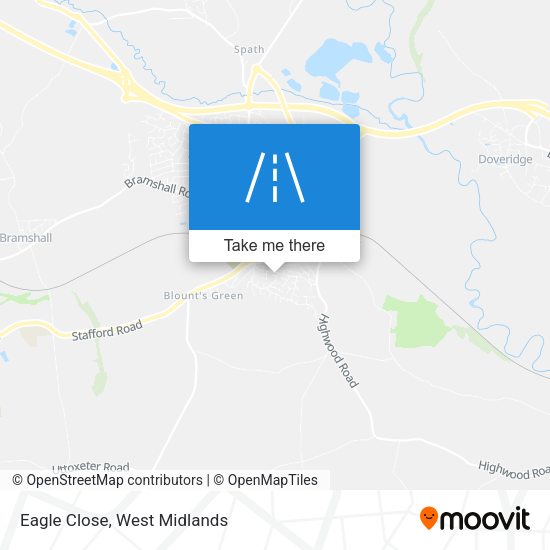 Eagle Close map