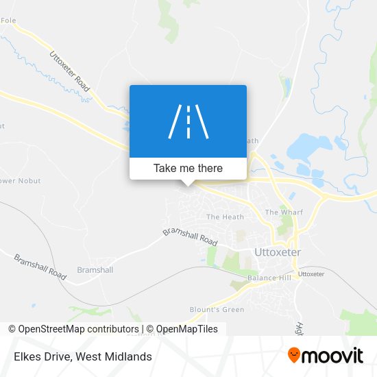 Elkes Drive map