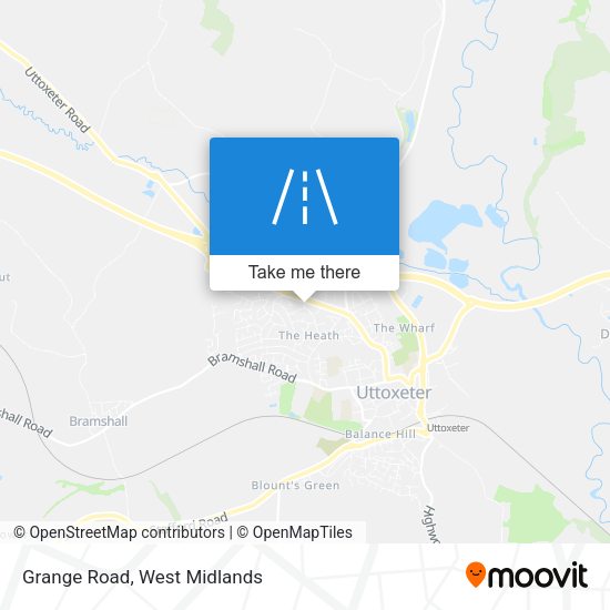 Grange Road map