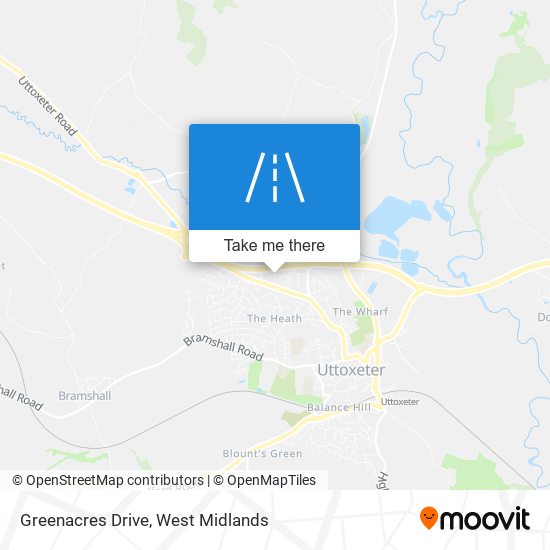 Greenacres Drive map