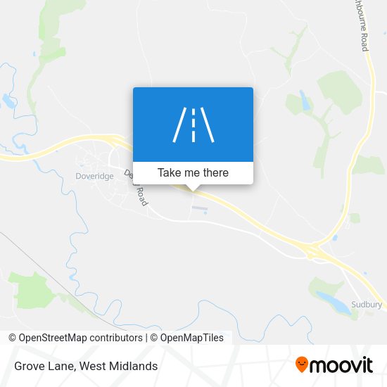 Grove Lane map