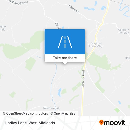 Hadley Lane map