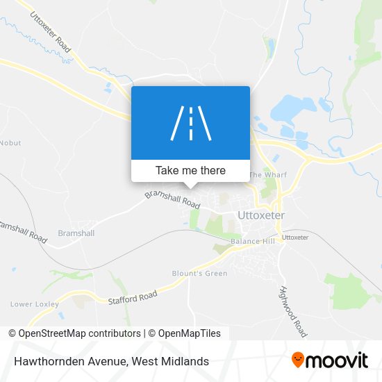 Hawthornden Avenue map