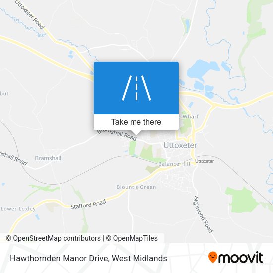 Hawthornden Manor Drive map