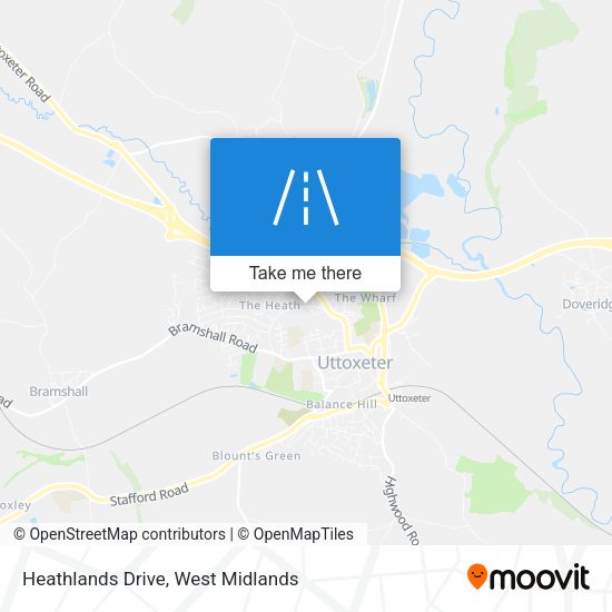 Heathlands Drive map