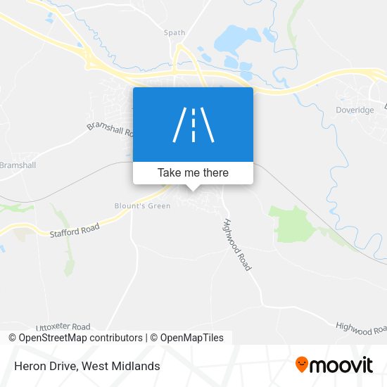 Heron Drive map