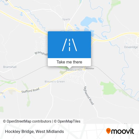 Hockley Bridge map