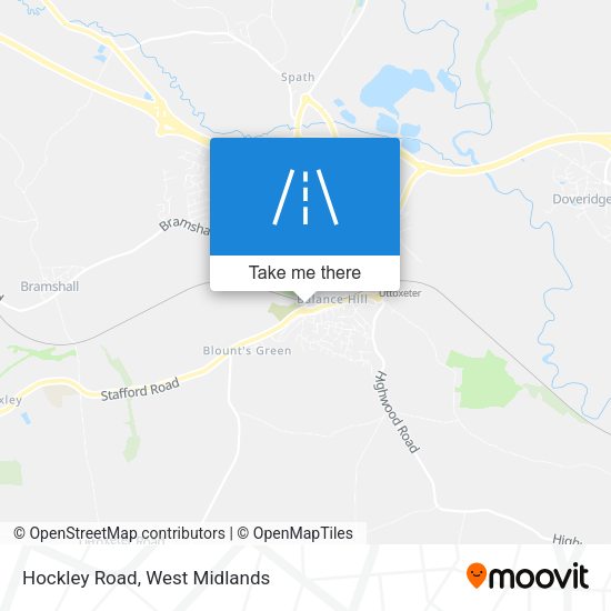 Hockley Road map