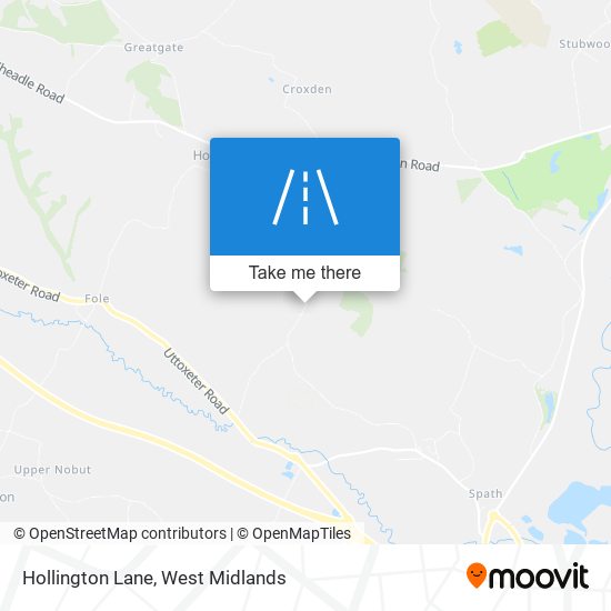 Hollington Lane map