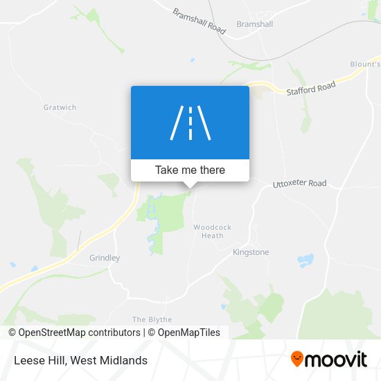 Leese Hill map