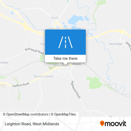 Leighton Road map