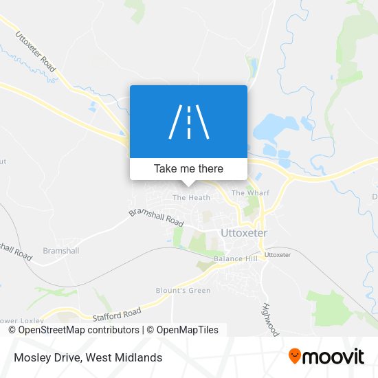 Mosley Drive map