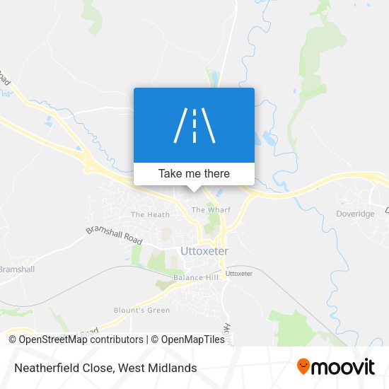 Neatherfield Close map