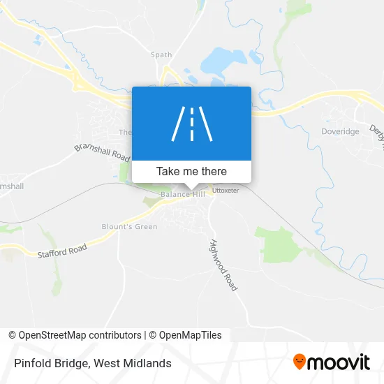 Pinfold Bridge map