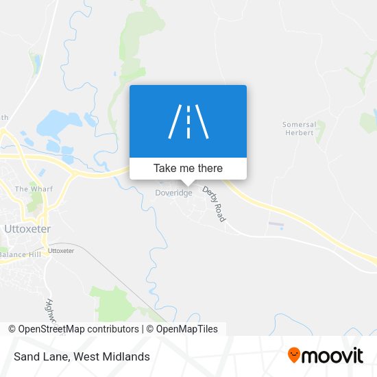 Sand Lane map