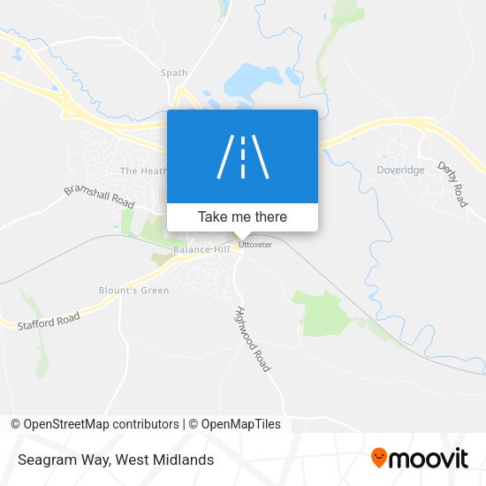 Seagram Way map