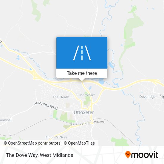 The Dove Way map