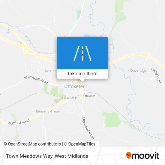 Town Meadows Way map