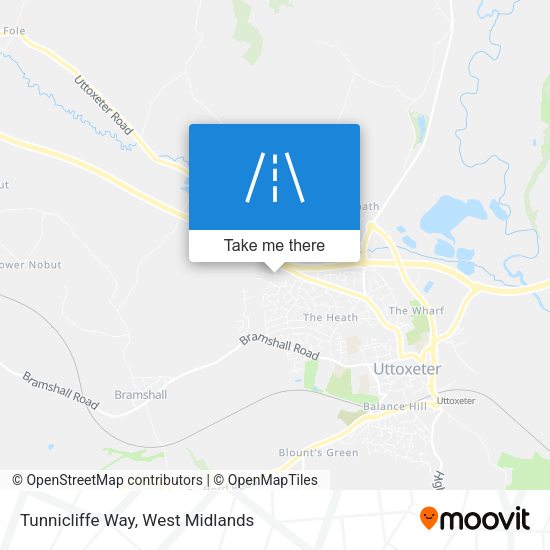 Tunnicliffe Way map