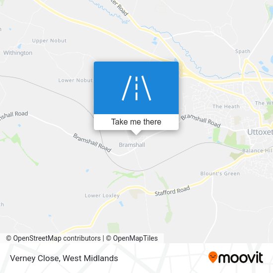 Verney Close map