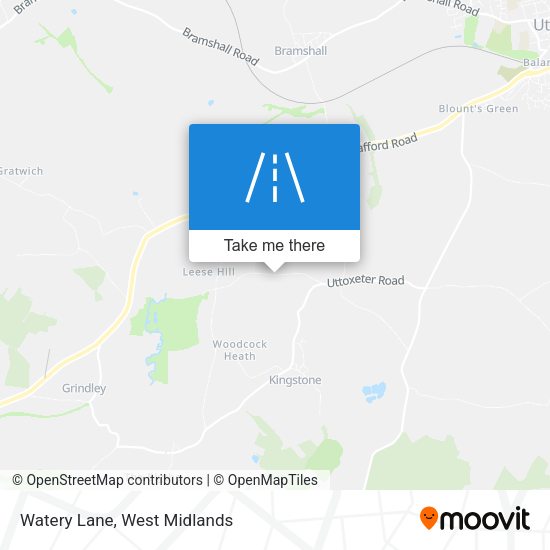 Watery Lane map