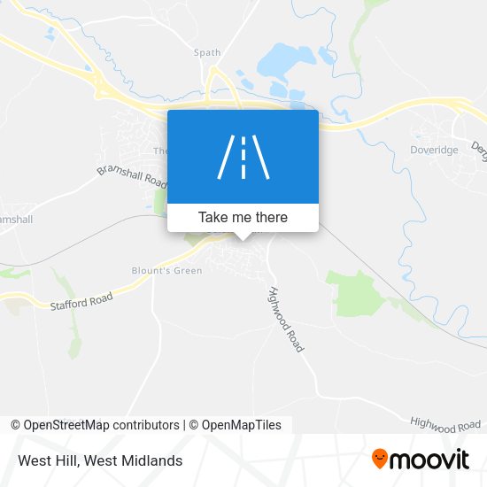 West Hill map