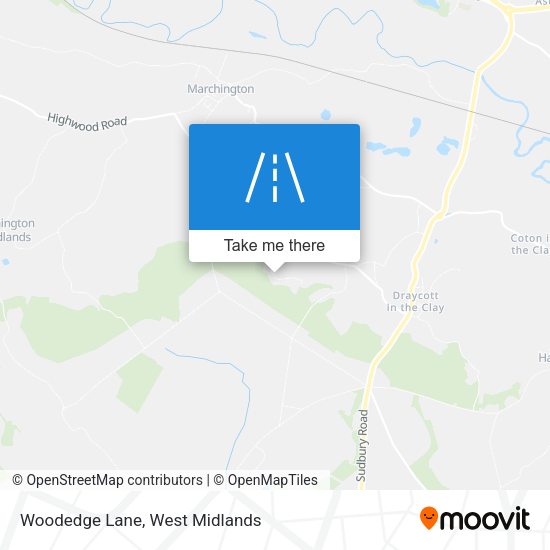 Woodedge Lane map