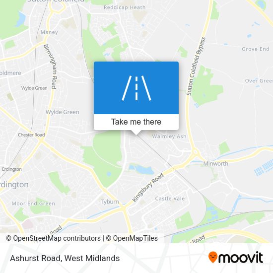 Ashurst Road map