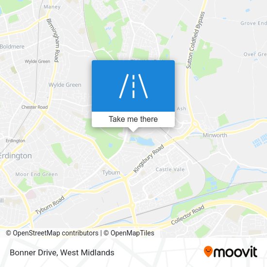Bonner Drive map