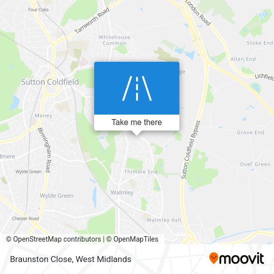 Braunston Close map