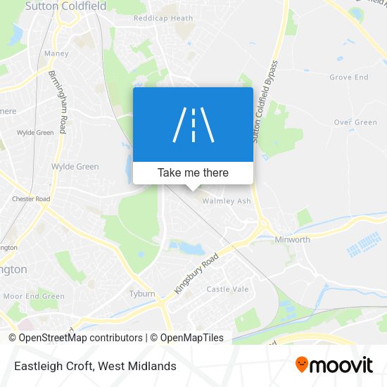 Eastleigh Croft map