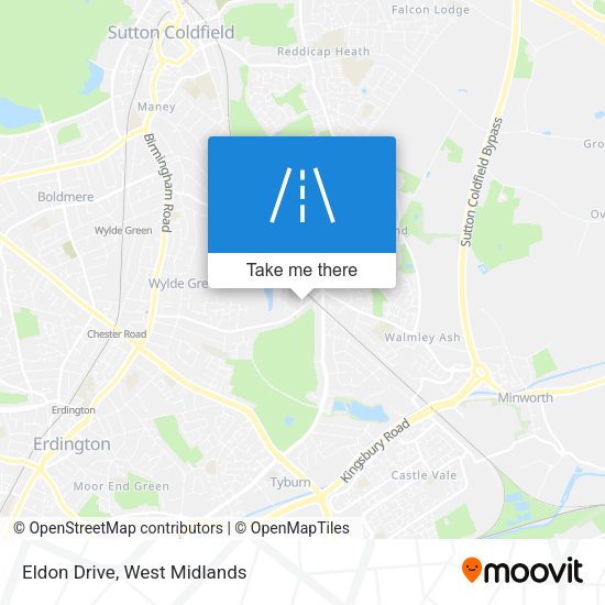 Eldon Drive map