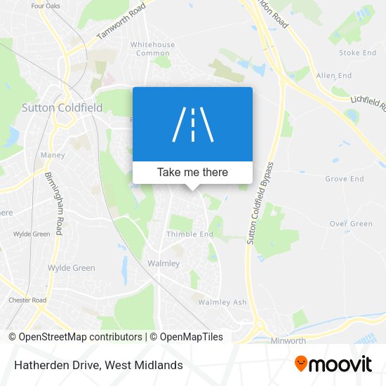 Hatherden Drive map
