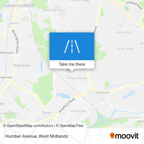 Humber Avenue map