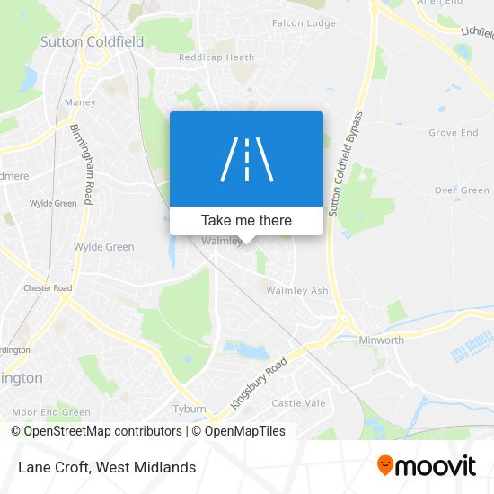Lane Croft map