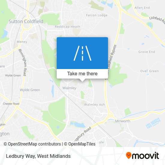 Ledbury Way map