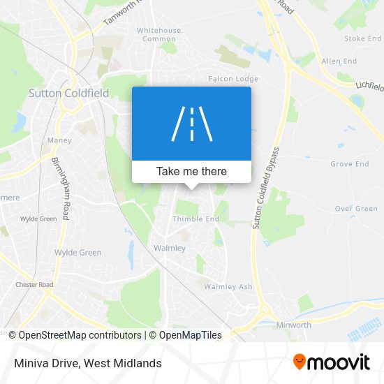 Miniva Drive map