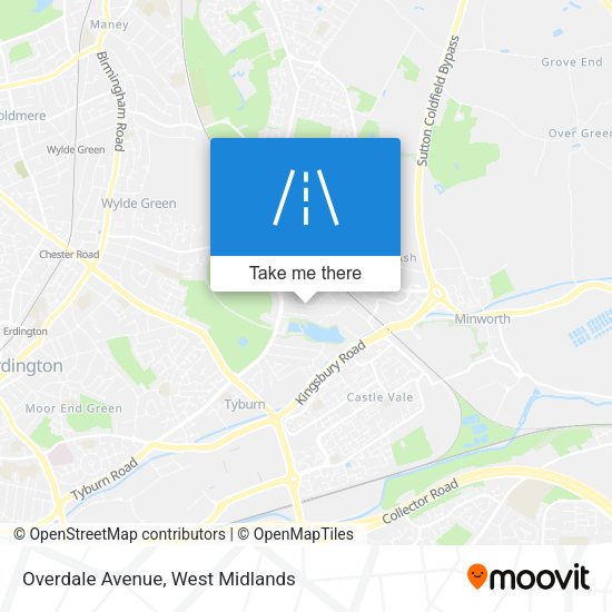 Overdale Avenue map