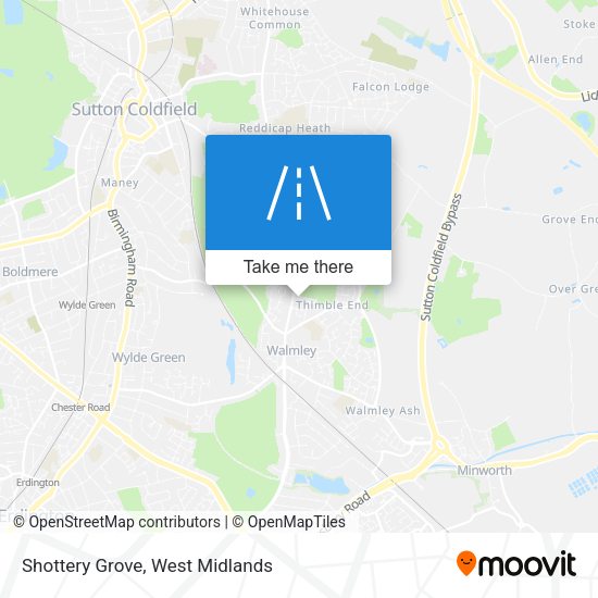 Shottery Grove map