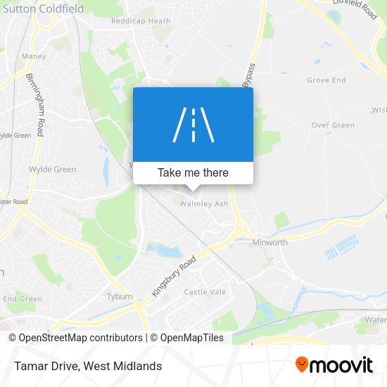 Tamar Drive map