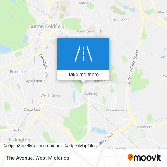 The Avenue map