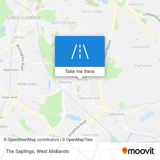 The Saplings map