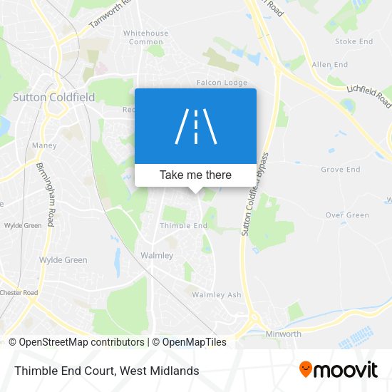 Thimble End Court map