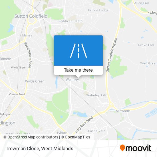 Trewman Close map